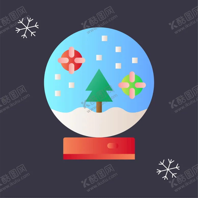编号：81592309281059330175【酷图网】源文件下载-圣诞节图标圣诞球图标