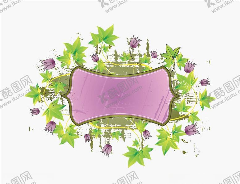 编号：69292910021054149466【酷图网】源文件下载-矢量植物边框