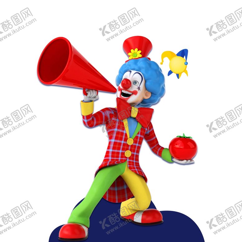 编号：18282003140222435735【酷图网】源文件下载-愚人节小丑
