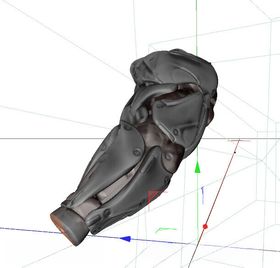 C4D模型机械手