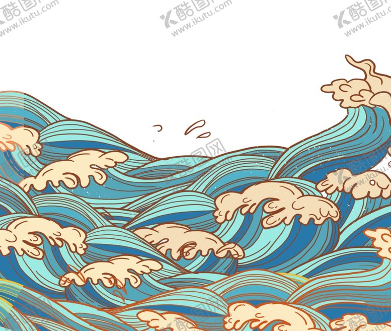 编号：17143201181624492519【酷图网】源文件下载-浪花素材