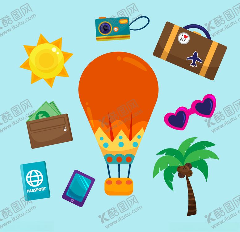 编号：74092109190243297323【酷图网】源文件下载-旅行元素