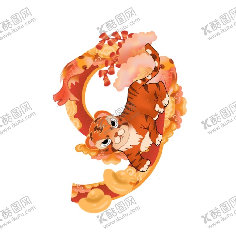 编号：81153301260951467739【酷图网】源文件下载-虎年数字字体9