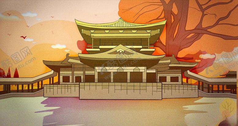 编号：93568105040007493921【酷图网】源文件下载-古风建筑