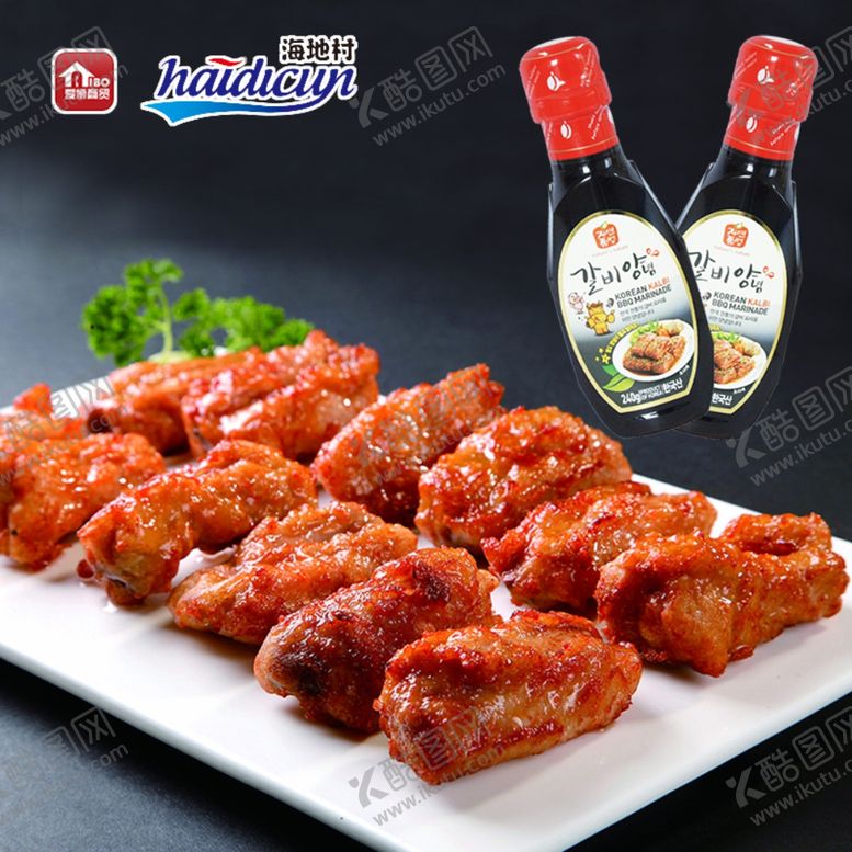 编号：73597610312234454769【酷图网】源文件下载-韩国海地村韩式烤排骨酱240g