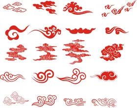 祥云纹中国纹样古典纹吉