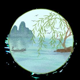 清明节素材传统小吃手绘中式插图春天绿色