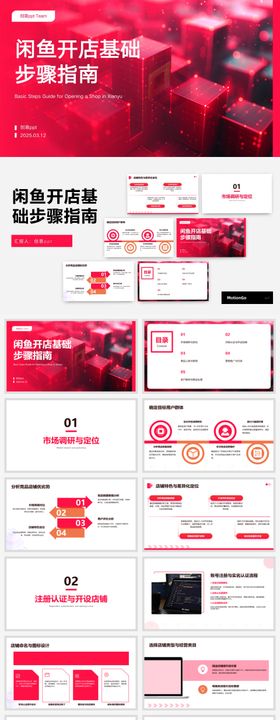 闲鱼开店基础步骤指南ppt排版设计