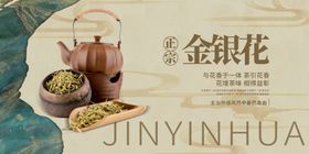 传统中药材金银花