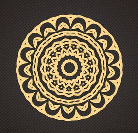 黑金花纹