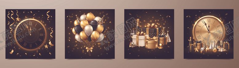 编号：54300904051341486517【酷图网】源文件下载-金色2026新年背景