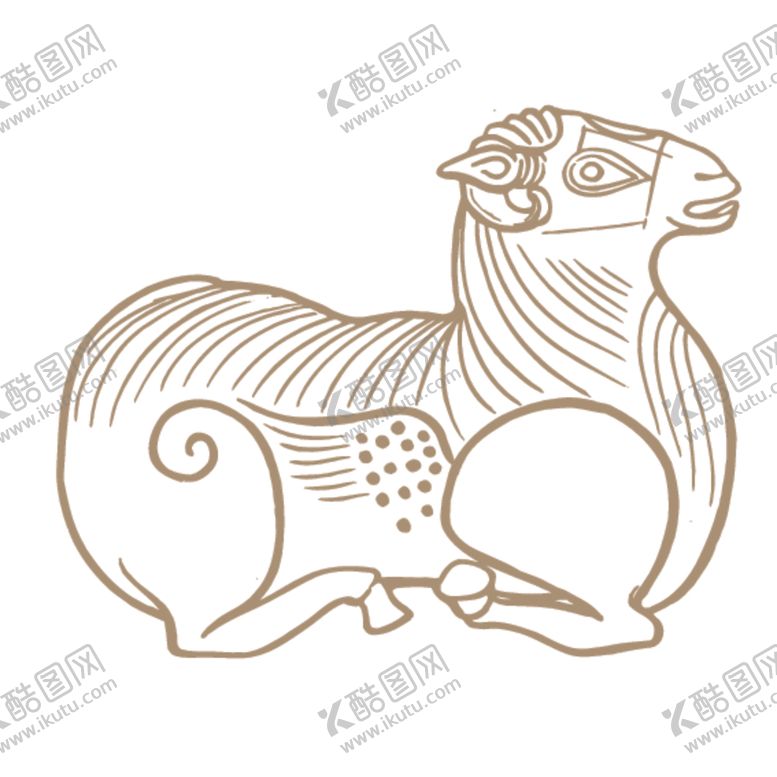 编号：66383010051431235474【酷图网】源文件下载-中国古典神兽图案