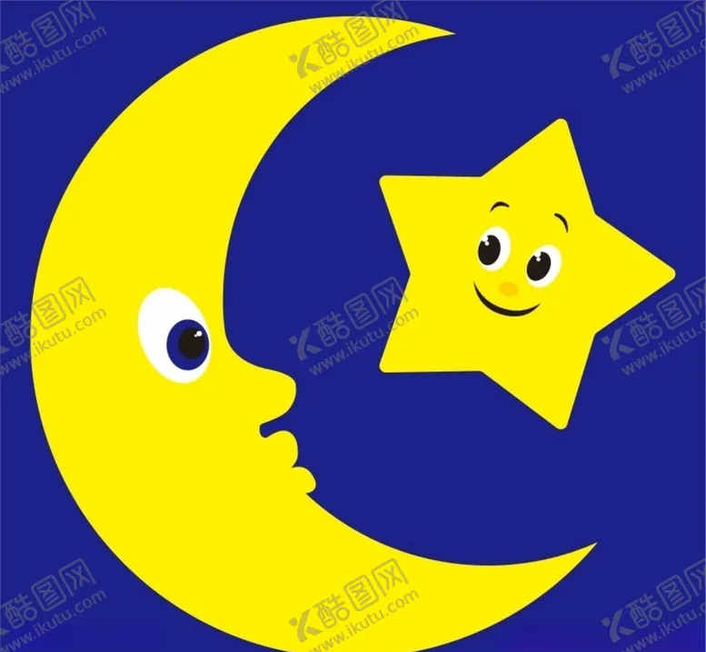编号：84446304191844175105【酷图网】源文件下载-星星月亮上