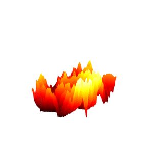 抽象山峰泼墨烟雾缭绕迷雾梦幻