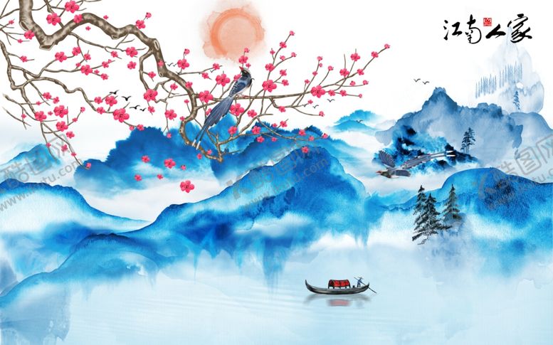 编号：96527904161727501570【酷图网】源文件下载-江南人家