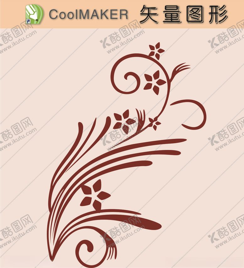 编号：69768509220941443830【酷图网】源文件下载-花草剪纸花草壁纸简洁手绘