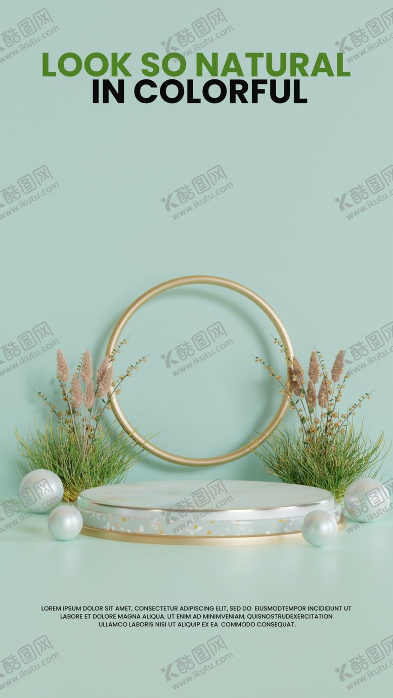 编号：53550802211430429175【酷图网】源文件下载-电商背景展台页面