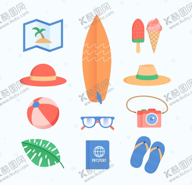 编号：44659105141505168754【酷图网】源文件下载-夏日元素