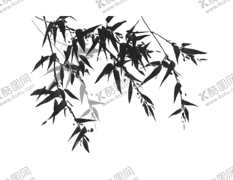 编号：66432506241113201827【酷图网】源文件下载-水墨竹子
