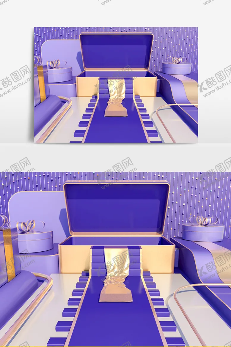 编号：76072101131651051612【酷图网】源文件下载-电商C4D场景