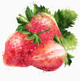 手绘水果蔬菜 