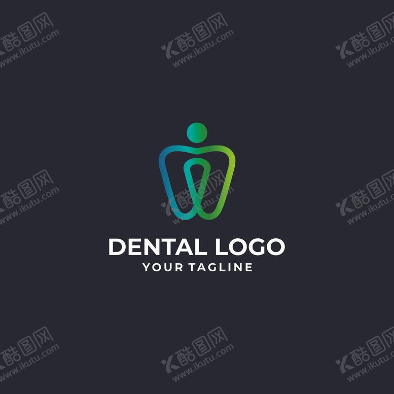 编号：84025407052232118861【酷图网】源文件下载-牙齿logo