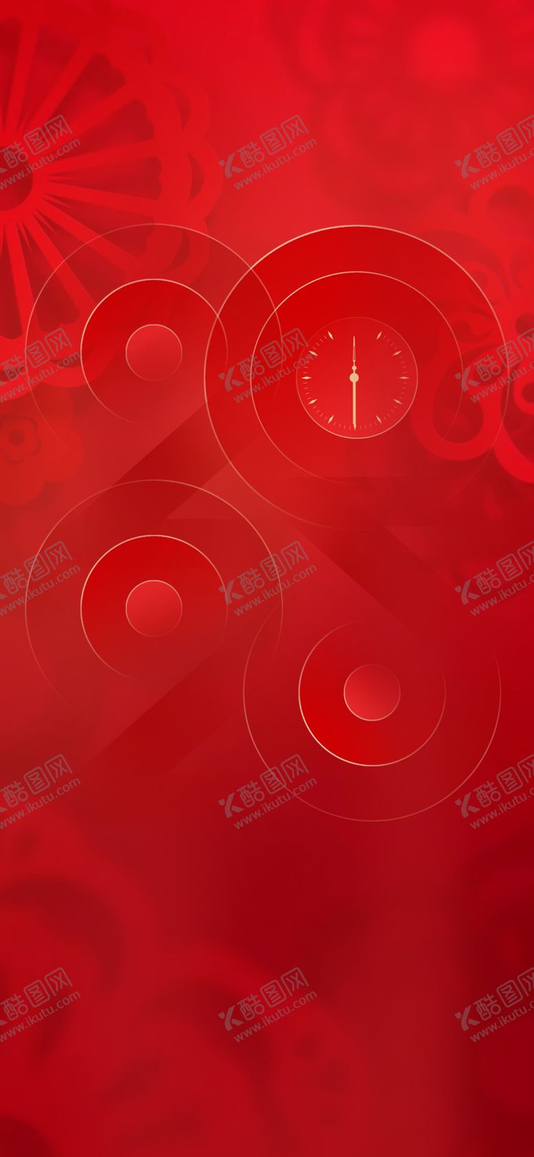 编号：60034402070429147647【酷图网】源文件下载-红色新年背景