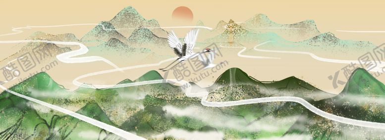 编号：72727809240135171238【酷图网】源文件下载-水墨山水