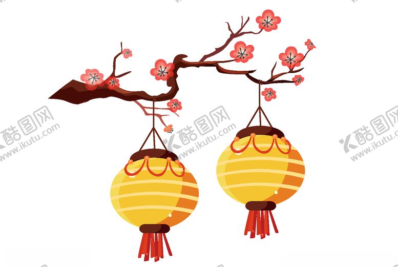 编号：24037709251106018341【酷图网】源文件下载-花灯笼适量素材