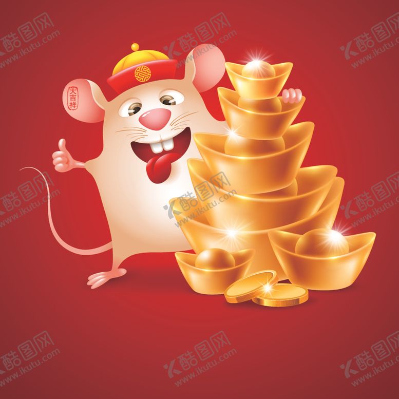 编号：71269609130429411466【酷图网】源文件下载-鼠年大吉