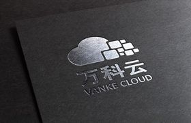 标志样机水彩效果logo效果水彩晕开复古字