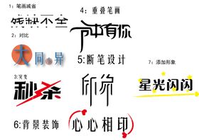 Ai矢量英雄三国书法字体