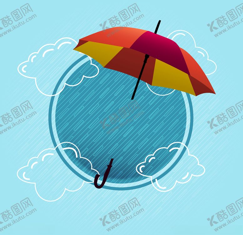 编号：39763010060451494931【酷图网】源文件下载-卡通伞