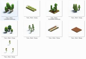 园林景观树木植物绿化图片