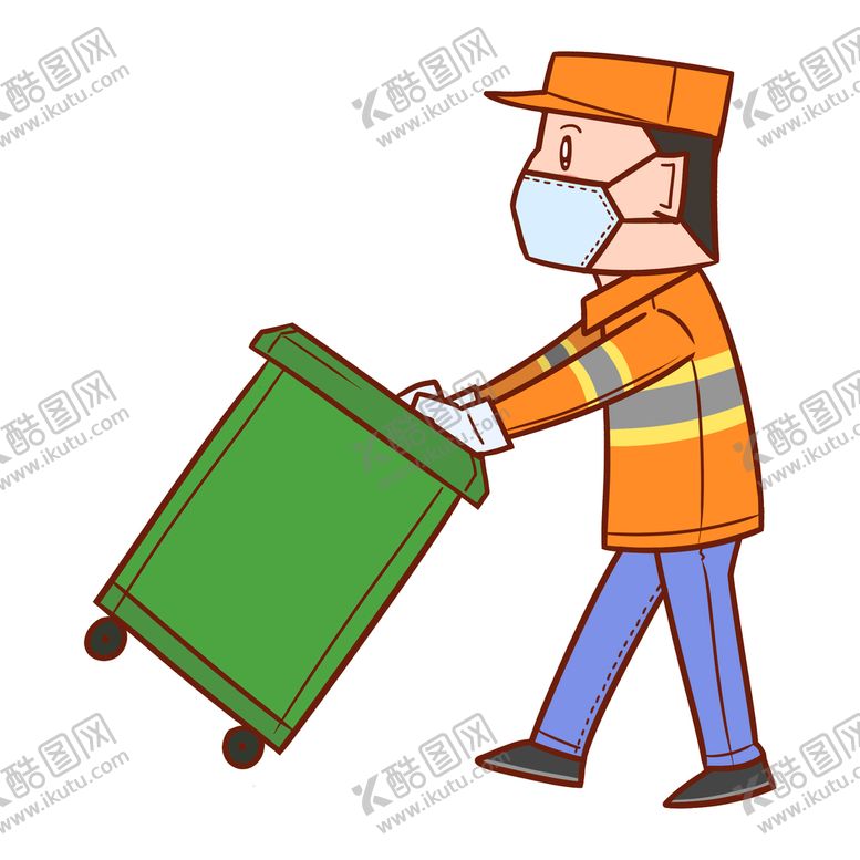 编号：75981009211610086012【酷图网】源文件下载-环卫工人