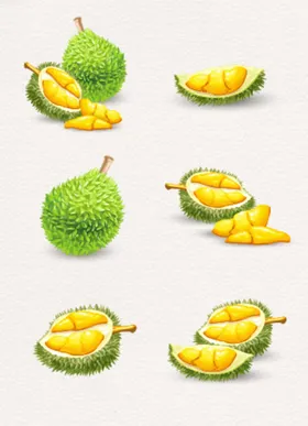 水果蔬菜手绘插画图片