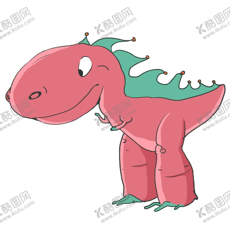 编号：12936410050956089414【酷图网】源文件下载-卡通恐龙