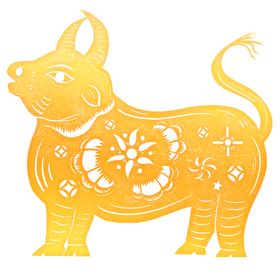 牛年剪纸