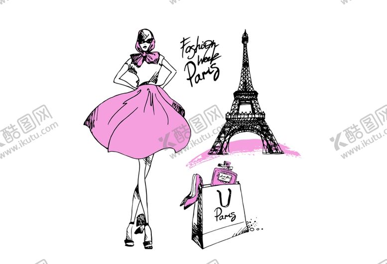 编号：51546010070354323246【酷图网】源文件下载-卡通手绘铁塔