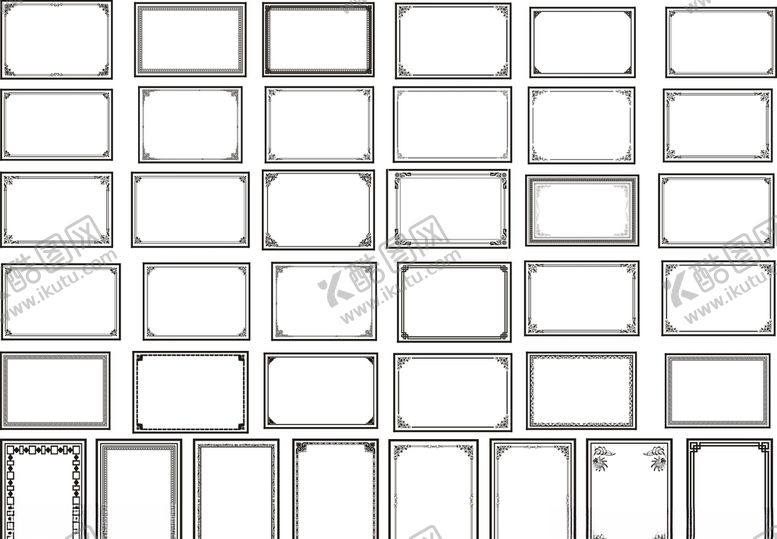 编号：93709506270055598627【酷图网】源文件下载-矢量边框