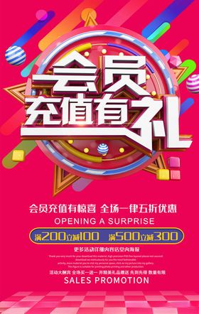 会员日海报