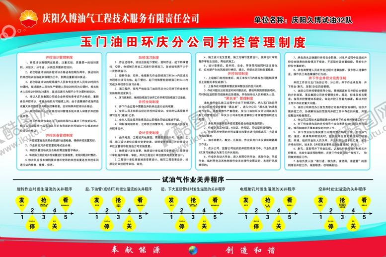 编号：13660606231742459777【酷图网】源文件下载-玉门油田公司井控管理制度
