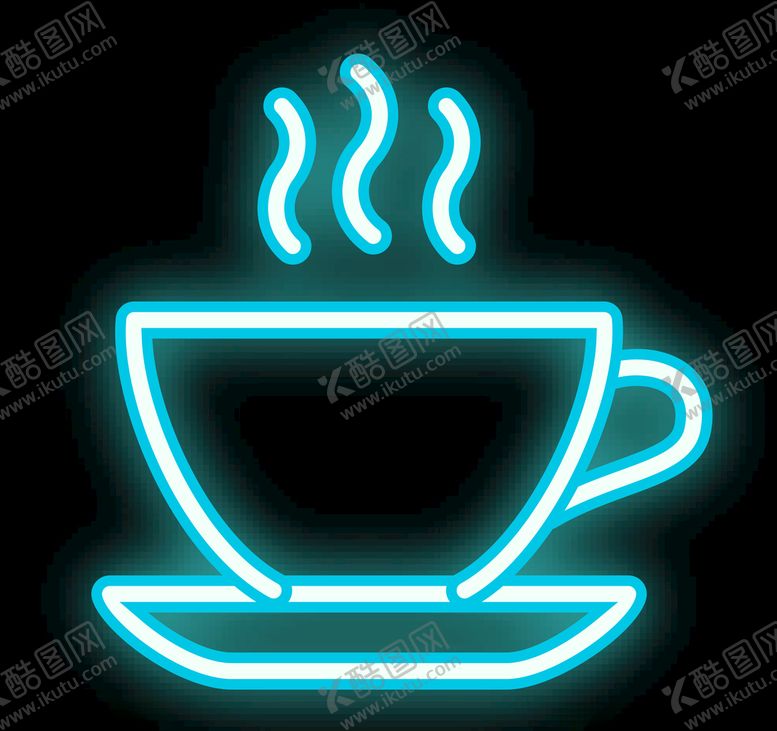 编号：50237709140712118745【酷图网】源文件下载-咖啡霓虹灯