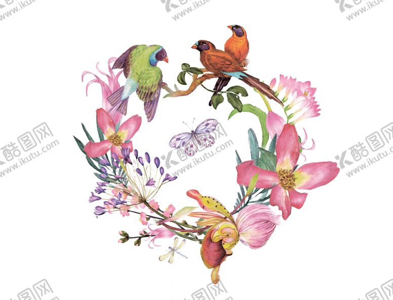 编号：82323810070757538301【酷图网】源文件下载-水彩植物