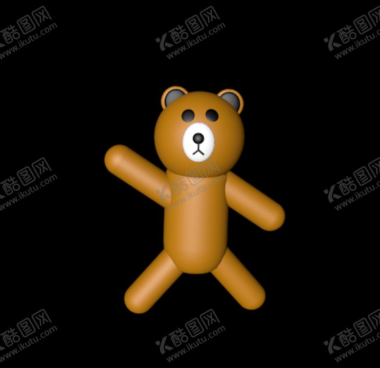 编号：60866610211843317138【酷图网】源文件下载-可爱小熊海报展示