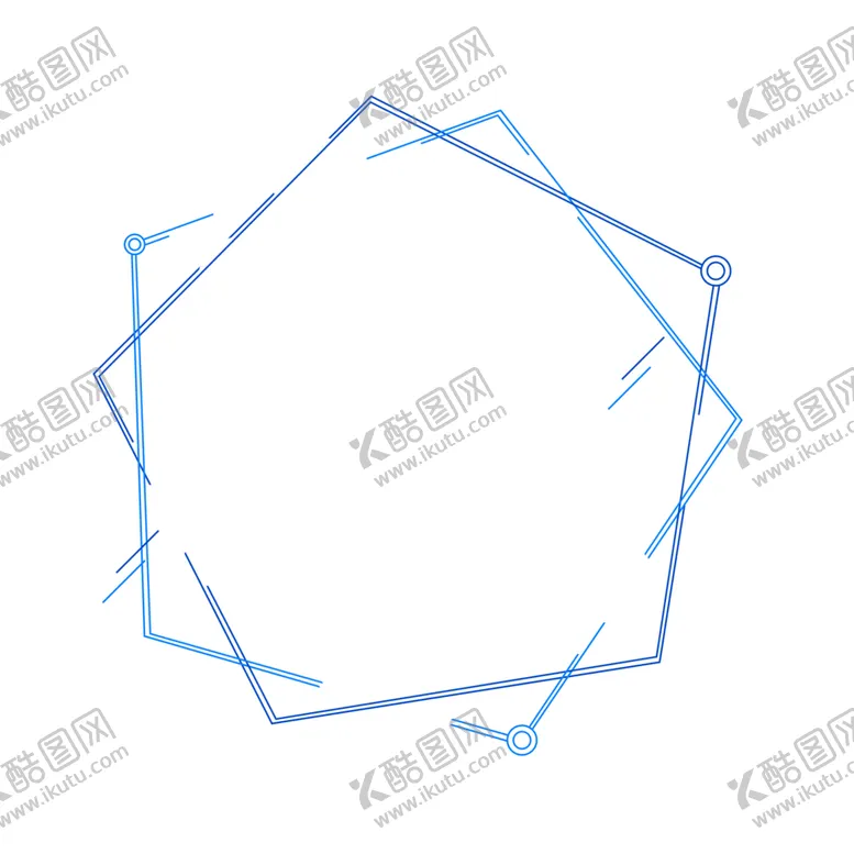 编号：48392901151215117944【酷图网】源文件下载-科技    边框    几何 
