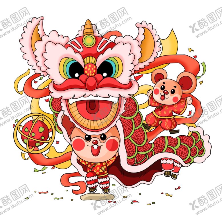 编号：54648810301158352707【酷图网】源文件下载-舞狮子