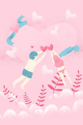 情侣插画