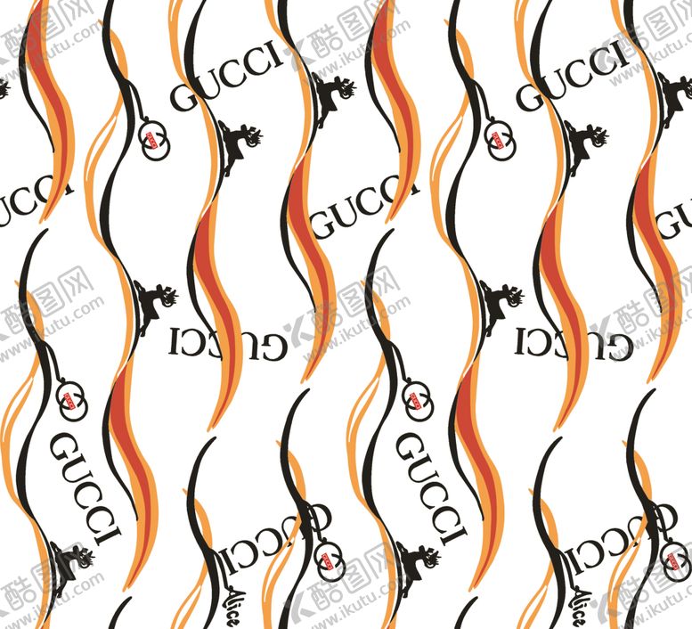 编号：13415609151158323886【酷图网】源文件下载-链条豹纹设计大牌图案