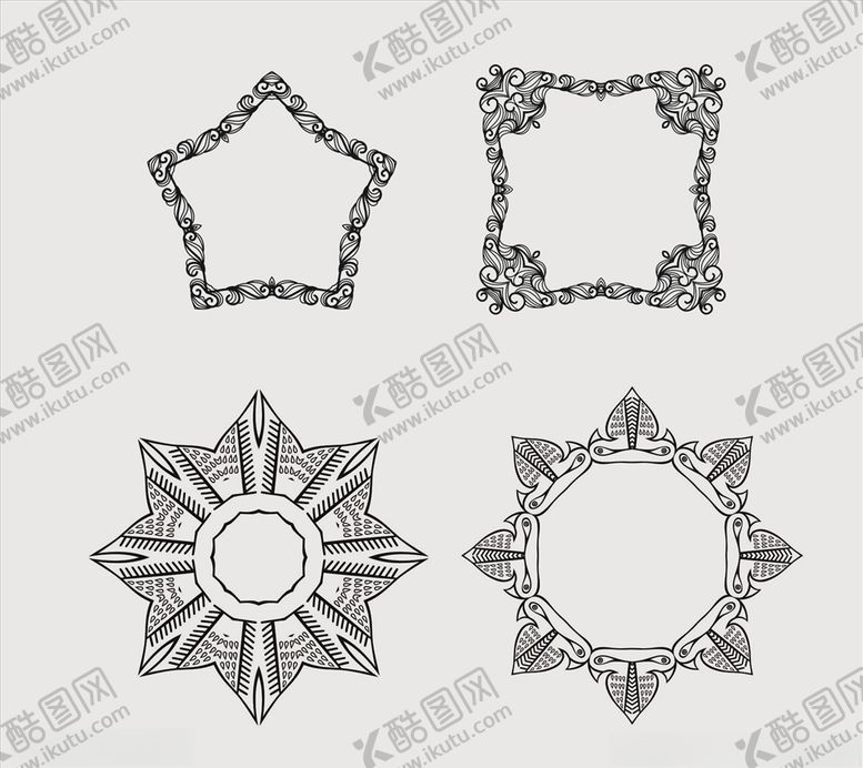 编号：72762606241051292398【酷图网】源文件下载-花纹花边